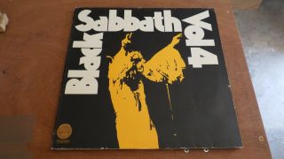 Black Sabbath Vol 4,  Vinyl Lp,  Vertigo Spaceship Label,  6360071 Uk Press,  Ex,  /nm