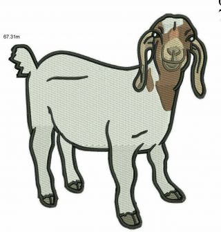 Embroidered Short - Sleeved T - Shirt - Boer Goat Private