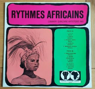 Rare Deep Afro Jazz Latin Folk Lp Various Rythmes Africains Syliphone Og Guinea