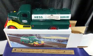 1985 First Hess Toy Truck Bank W/ Org Box W/ Inserts
