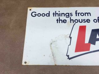 Old Good Things from the House of Lance Nuts & Snacks Tin Advertising Store Sign 2