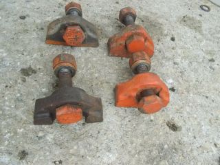 Allis Chalmers B Tractor rear AC hub to rim 4) wedges 2 SPECIAL Bolts & Nuts (KK 4