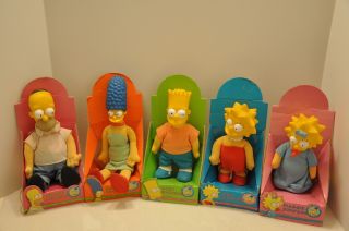 The Simpsons Family Dolls Set From The United Kingdom/1991