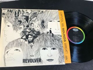 Ex,  The Beatles Revolver Lp 1st Us Capitol Records Mono T - 2576 Riaa 6 Orig 1966