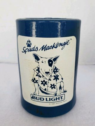 Rare Vintage 1987 Spuds Mackenzie Bud Light Cozie