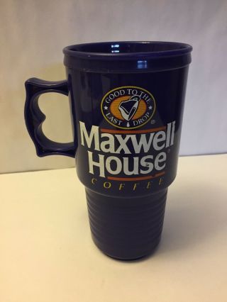 Vintage Maxwell House Coffee And Tea Mug: Traveling: 16 Oz: Kitchenware: