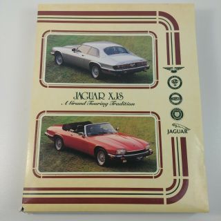 Jaguar Xjs Grand Touring Tradition Vhs Info Booklets Car Pictures Advertising