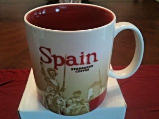 Starbucks Spain Global Icon Mug  16 Oz Spain Nwt