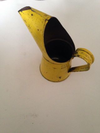 Oil Vintage Style 1/2 Half Pint Tin Can Jug Pourer
