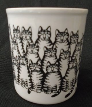 Vintage 80s Kliban Cat Mug Kiln Craft England 2