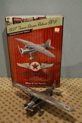 Wings Of Texaco 20 1937 Stinson Reliant Sr - 9 Special Edition Die Cast Airplane