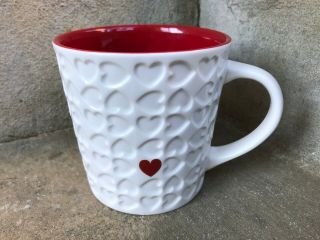 Quilted Heart 2007 Starbucks 16 Oz.  Coffee Cup Mug