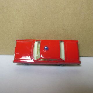 OLD DIECAST LESNEY MATCHBOX SUPERFAST 59 FIRE CHIEF CAR ENGLAND 5