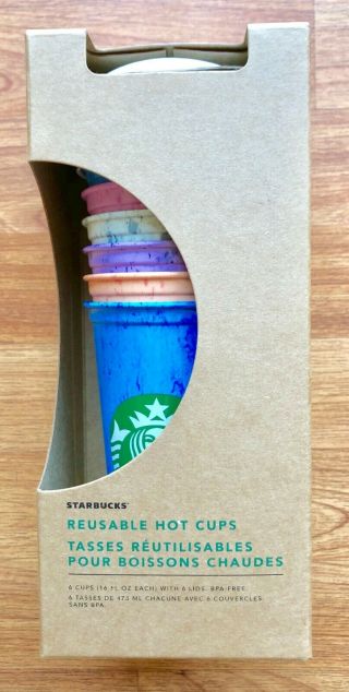 Starbucks Reusable Hot Cups Exclusive Summer 2019 Marble Edition Sku 011098920