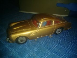 Vintage Corgi James Bond 007 Gold Aston Martin Db5 Diecast Car Gt Britain