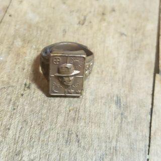 Dick Tracy Secret Compartment Ring 1938