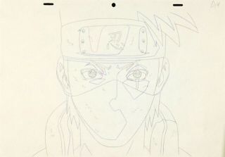 Naruto Shippuden Kakashi Genga Douga 12 (anime Art Production Sketch) Not Cel