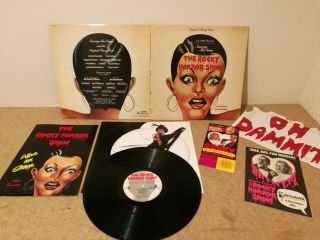 The Rocky Horror Show Roxy Cast Vinyl Record Lp Album,  2 Programme Etc