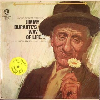 Jimmy Durante Way Of Life Lp Warner Ws 1577 Tip On Pasteboard Cover