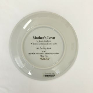 Danbury Beloved Westies Porcelain Plate ' Mother ' s Love ' Limited Ed. 2