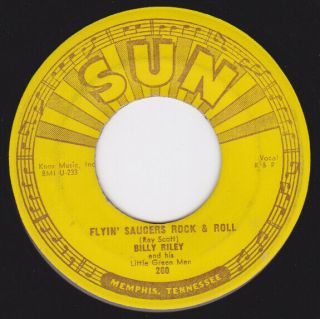 Sun 260 Orig Rockabilly 45 - Billy Riley - Flyin 