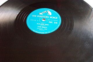 ELVIS PRESLEY 78 RPM BLUE SUEDE SHOES / TUTTI FRUTTI UK HMV POP.  213 STRONG VG 7