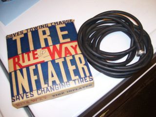 1940s Accessory Tire Inflater Nos Kit Box Gm Ford Chevy Dodge Vintage