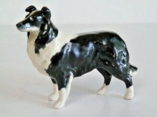 Beswick Border Collie Dog Figurine,  Handpainted Collectible