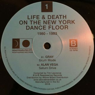 Life & Death On The York Dance Floor 1980 - 1983 (Part One) [2 X 12  LP] 4