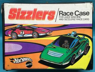 Hot Wheels Sizzlers Race Case For Juice Machine And Race Cars 1970