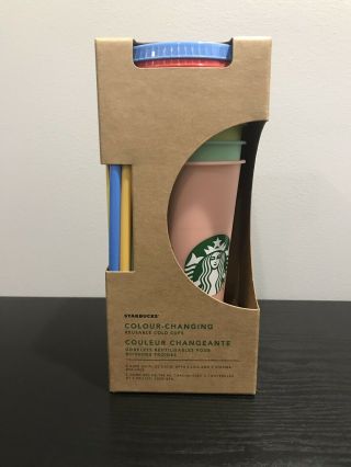 Starbucks Color Changing Cups - Limited - Set Of 5