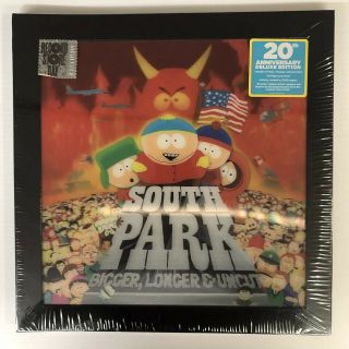 South Park Bigger,  Longer & Uncut 2lp Red/orange Vinyl Rsd2019 Lyric Bk.