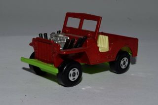 Matchbox - Lesney 1:64 Scale Mb 2b Jeep Hot Rod