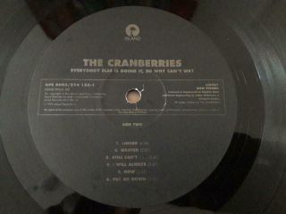 THE CRANBERRIES Everybody Else Is Doing It So Why Can ' t We? Rare Ltd Ed Vinyl UK 3