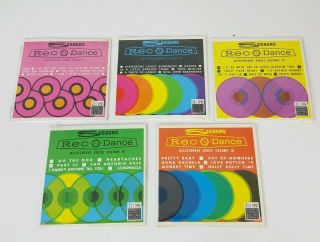 5 New/sealed Seeburg Rec - O - Dance 7” 33 1/3rpm Records Rare 5,  10,  14,  16,  19 Lp