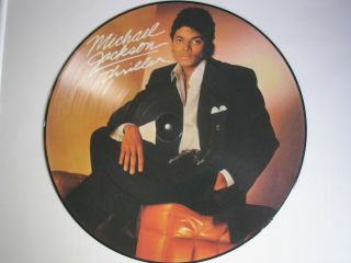 Michael Jackson Thriller Picture Disc Uk Lp 1983 Ex,