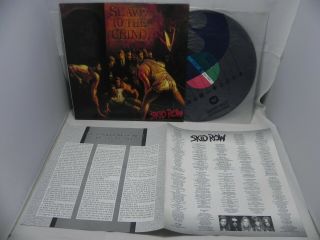 Skid Row - Slave To The Grind 1991 Rare Korea Lp W/insert