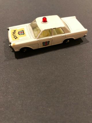 Matchbox Lesney Ford Galaxie Police Car 55c