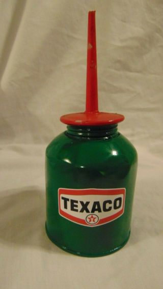 Texaco Dad Vintage Pump Oil Can Gasoline Station Sign Gas Motor Crude