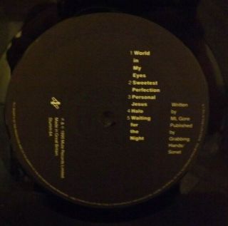 DEPECHE MODE Violator UK 1ST PRESS 1990 A1/B1 LP Vinyl STUNNING NM 4