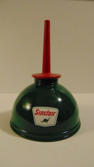 Sinclair Vintage Eagle Pump Oil Can Gasoline Station Gas Motor Car Spout Dino
