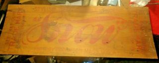Antique Geo Snow Shoe Company Wood Sign Or Crate Side,  Brockton,  Mass