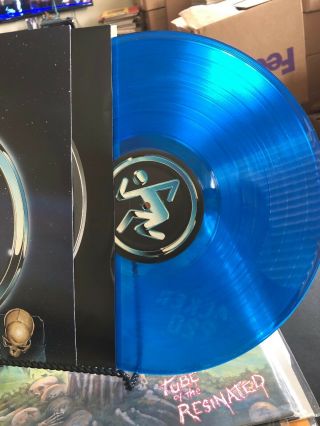 D.  R.  I.  Dirty Rotten Imbeciles CROSSOVER Blue lp Record Rare 2