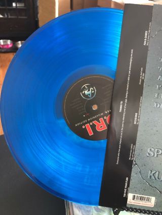 D.  R.  I.  Dirty Rotten Imbeciles CROSSOVER Blue lp Record Rare 3