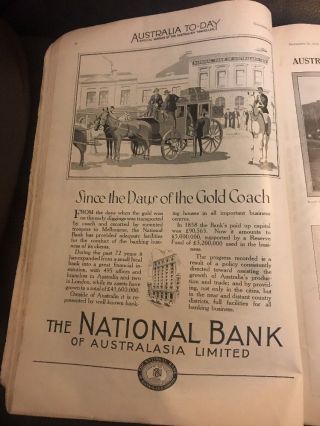 National Bank Of Australasia 1930s Australian Vintage Print Ad