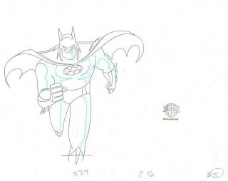 Batman Animated Series Production Drawing - Batman