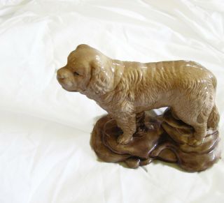 Vintage Newfoundland Dog Ceramic Figurine - Veteran 