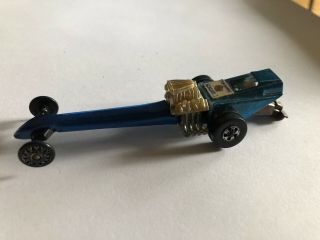 Hot Wheels Redlines " The Mongoose " Dragster In Blue 1:64 Diecast Car