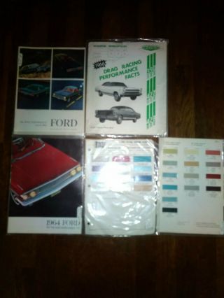 1964 Ford Galaxie & Xl,  All Model Sales Brochure 1966 Drag Racing Rare