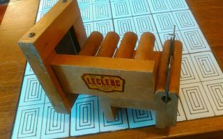 Vintage Nilus Leclerc Weaving Loom Tension Box Sectional Warping